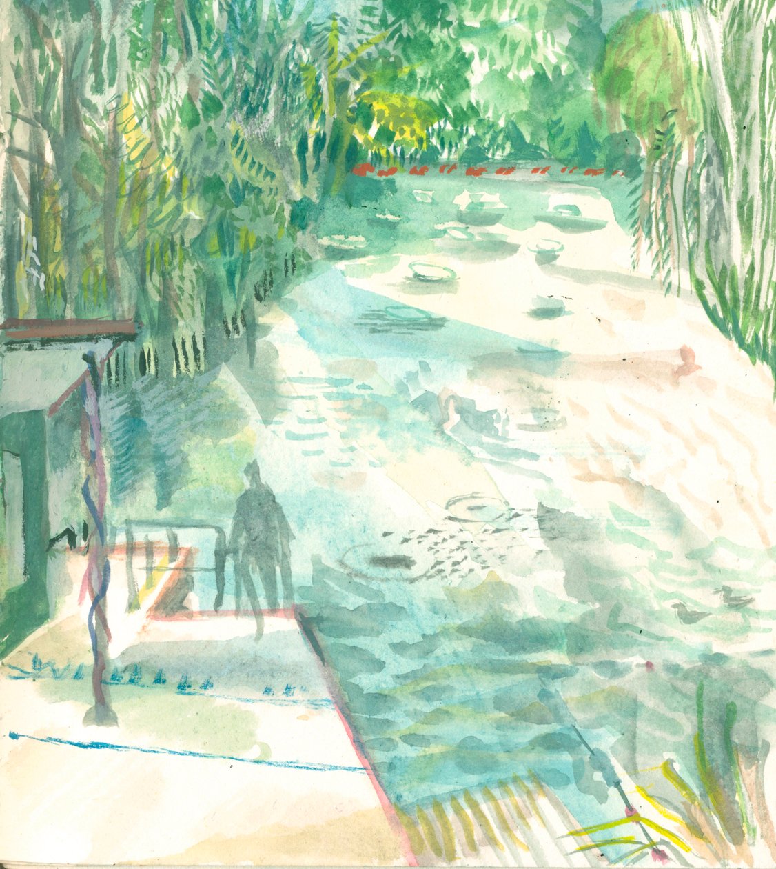 Damesvijver, Hampstead Heath door Mary Kuper