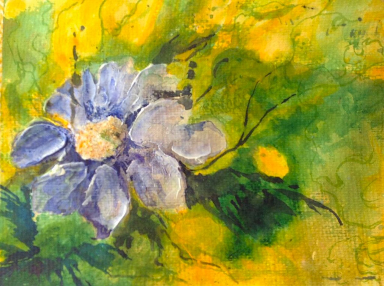 Clematis in de avondzon door Mary Smith