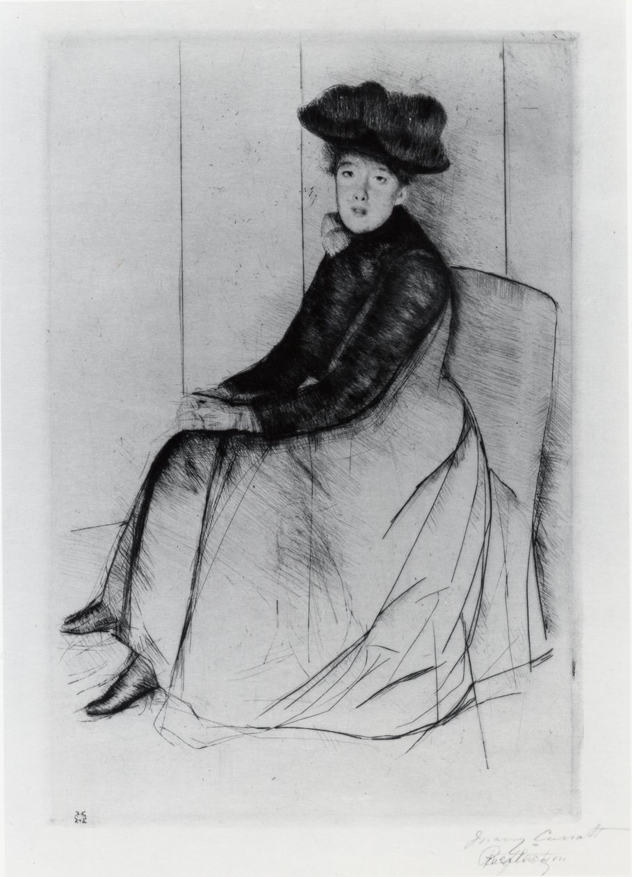 Reflectie door Mary Stevenson Cassatt