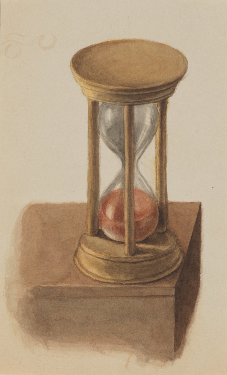 Zandloper, ca. 1872-1874 door Mary Vaux Walcott