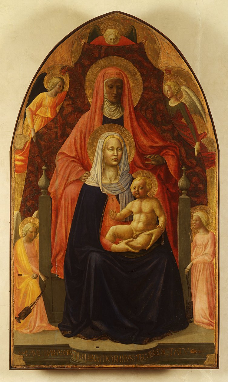 Sint-Anna Metterza door Masaccio