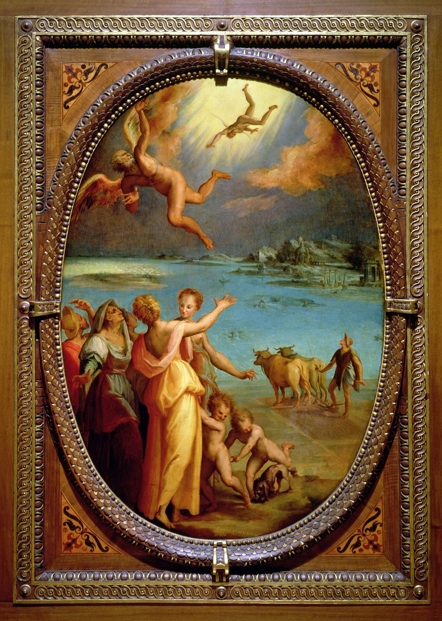 De Val van Icarus, 1572 door Maso da San Friano