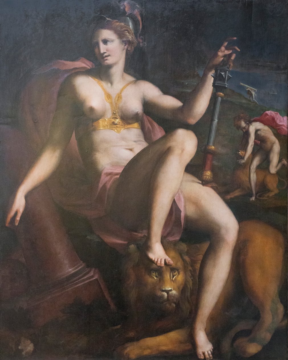 Allegorie van Moed door Maso da San Friano