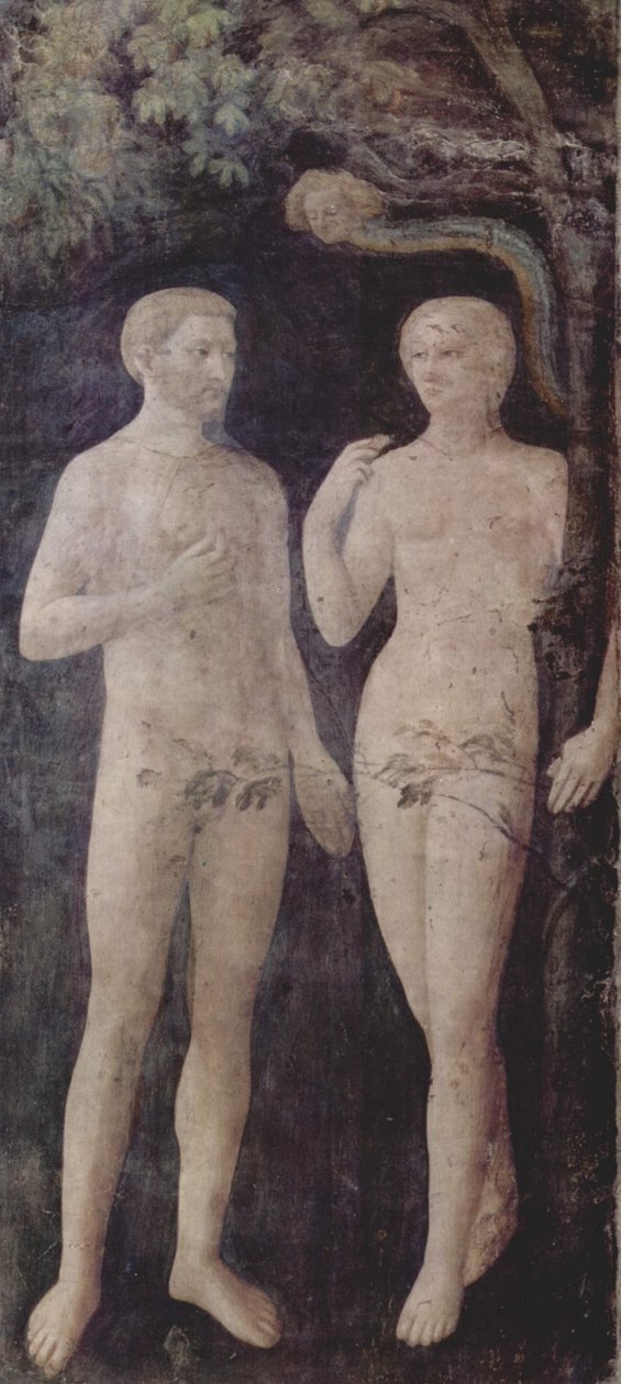 Adam en Eva door Masolino da Panicale
