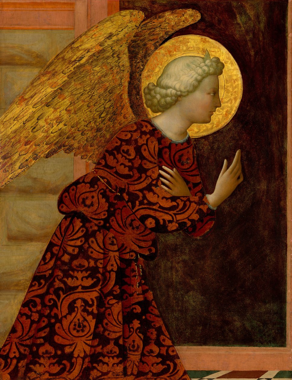 De aartsengel Gabriël door Masolino da Panicale