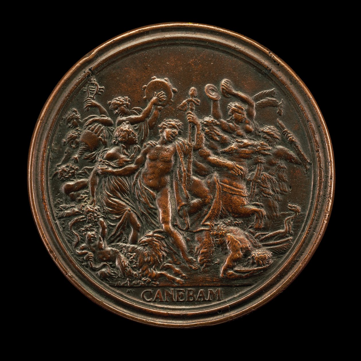 Bacchanaal [achterzijde], 1684 door Massimiliano Soldani