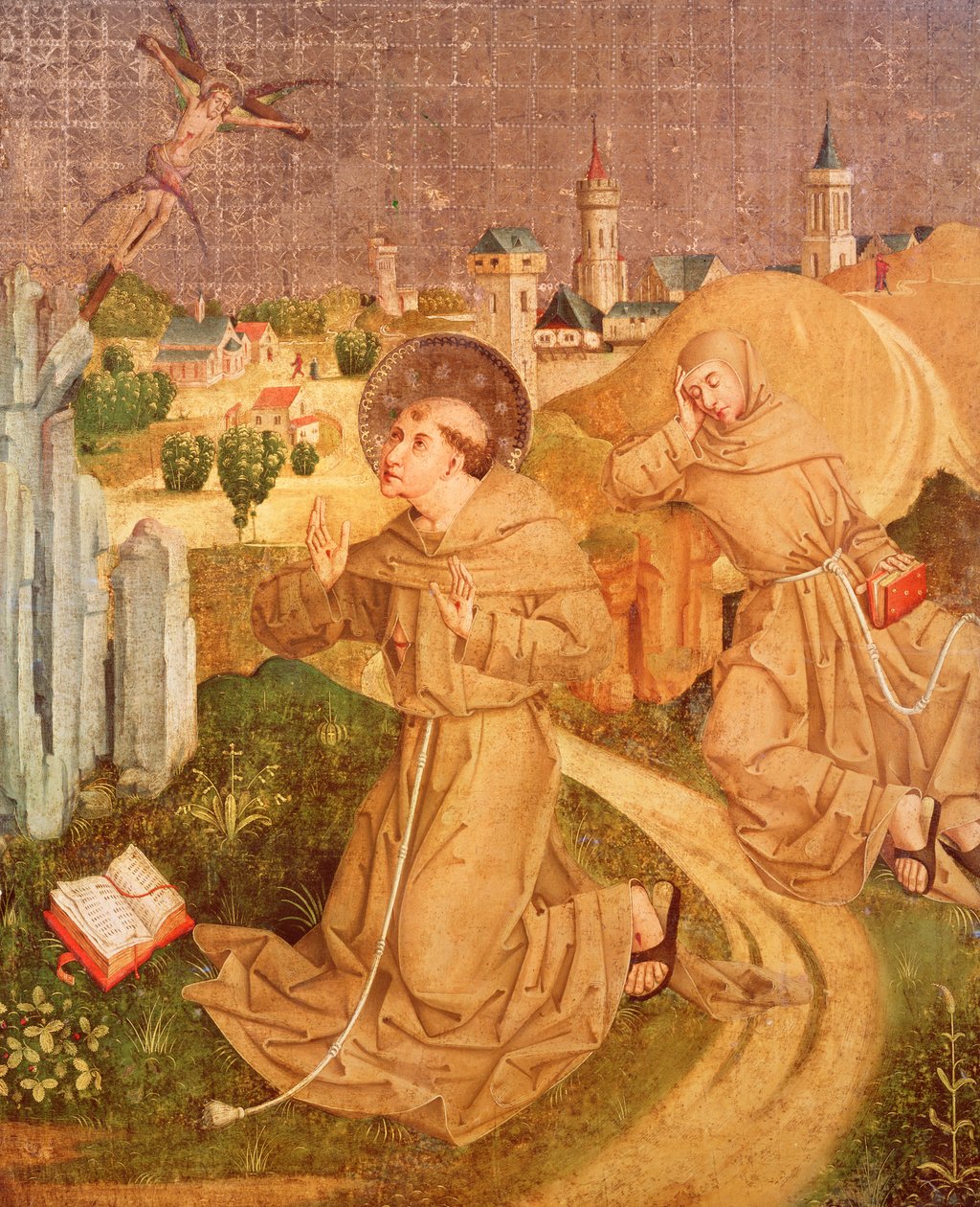 Sint Franciscus ontvangt de stigmata, 1482 door Master Z. R.