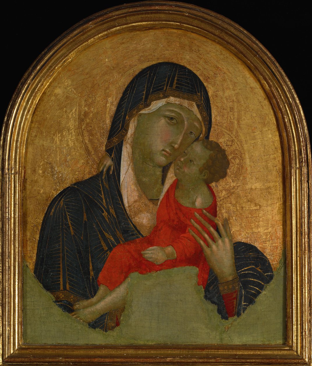 Madonna en Kind door Master of Badia a Isola