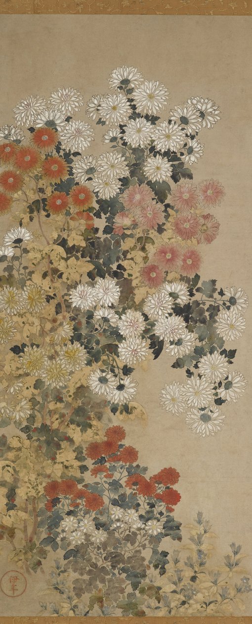 Chrysanten door Master of I nen Seal