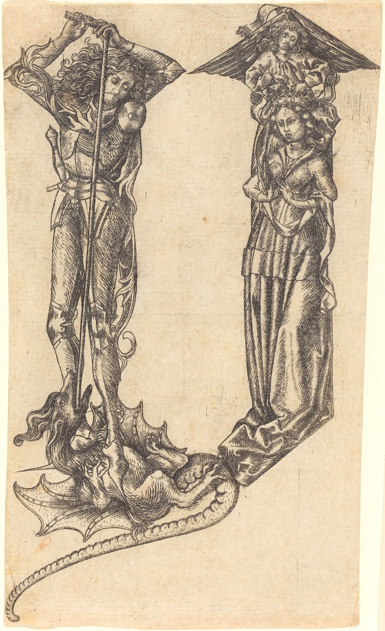 De Letter "Y" door Master E.S.
