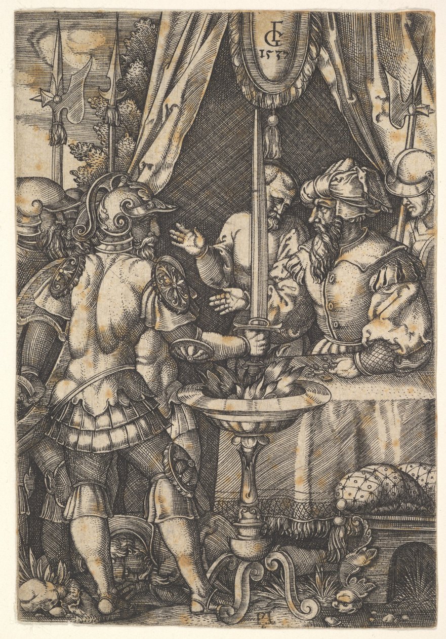 Mucius Scaevola, 1537 door Master FG