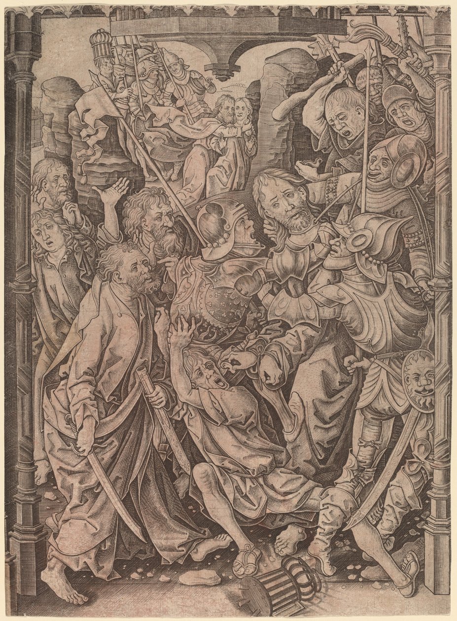 Het Verraad van Christus door Master I.A.M. of Zwolle