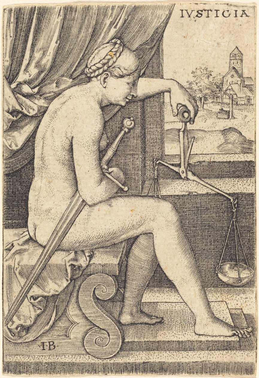 Iusticia (Gerechtigheid) door Master IB
