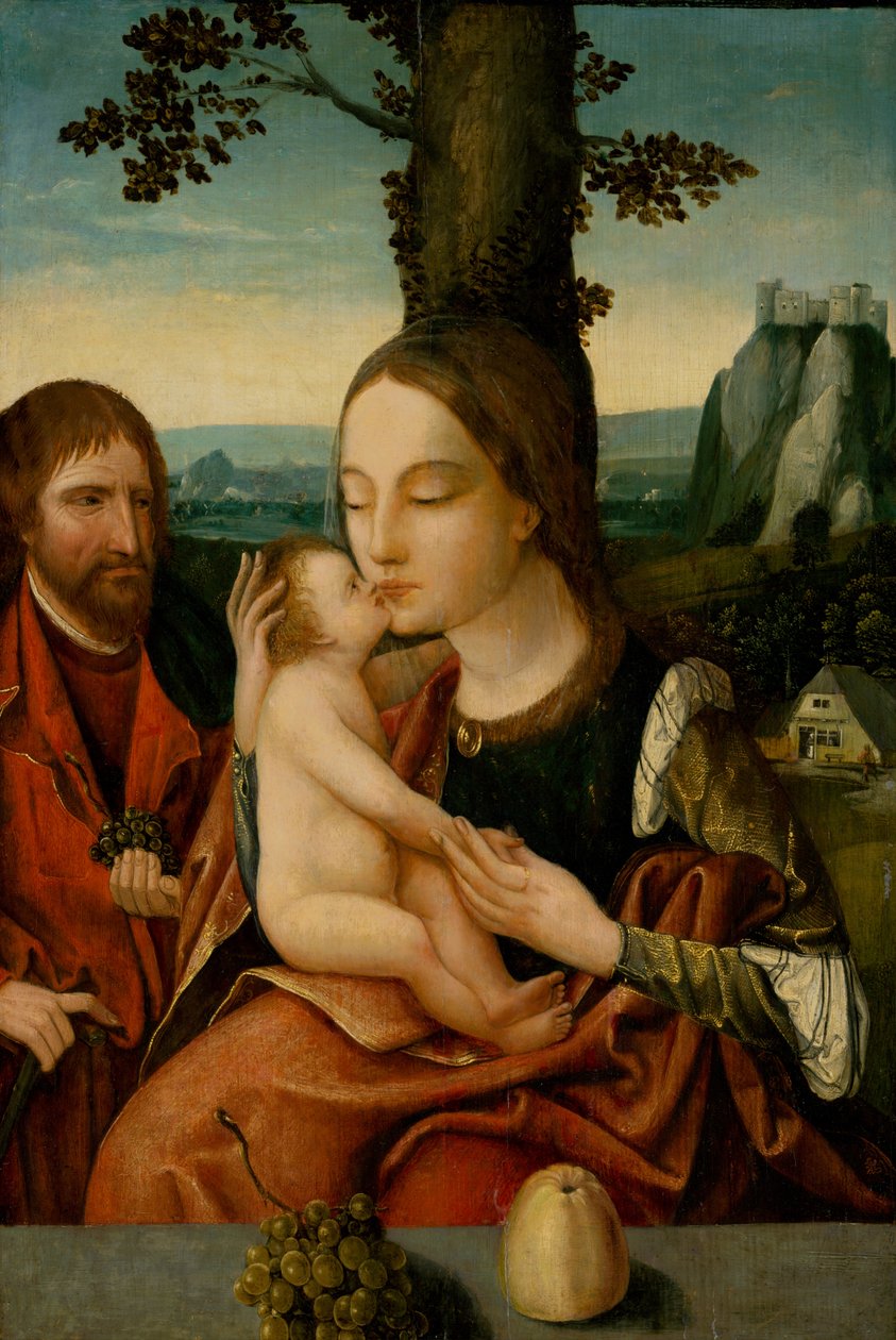 De Heilige Familie, 1530 door Master of Antwerp