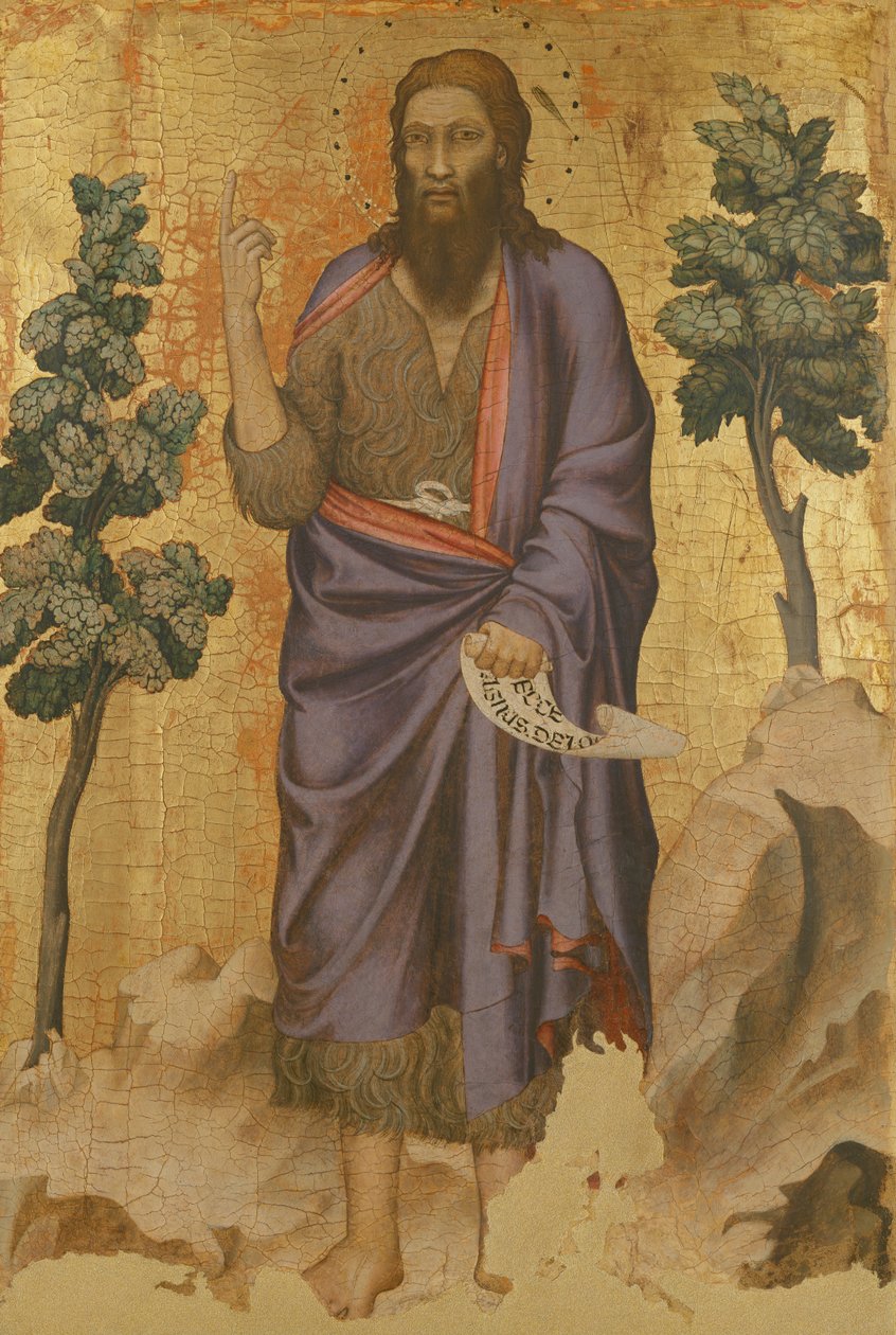 Sint Jan de Doper door Master of Figline