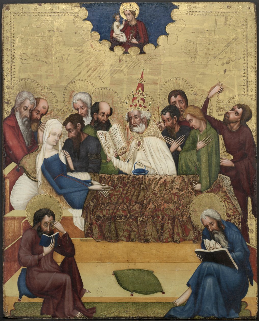 De dood van de Maagd door Master of Heiligenkreuz