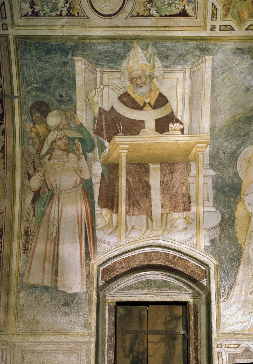St. Ambrosius door Master of Mocchirolo