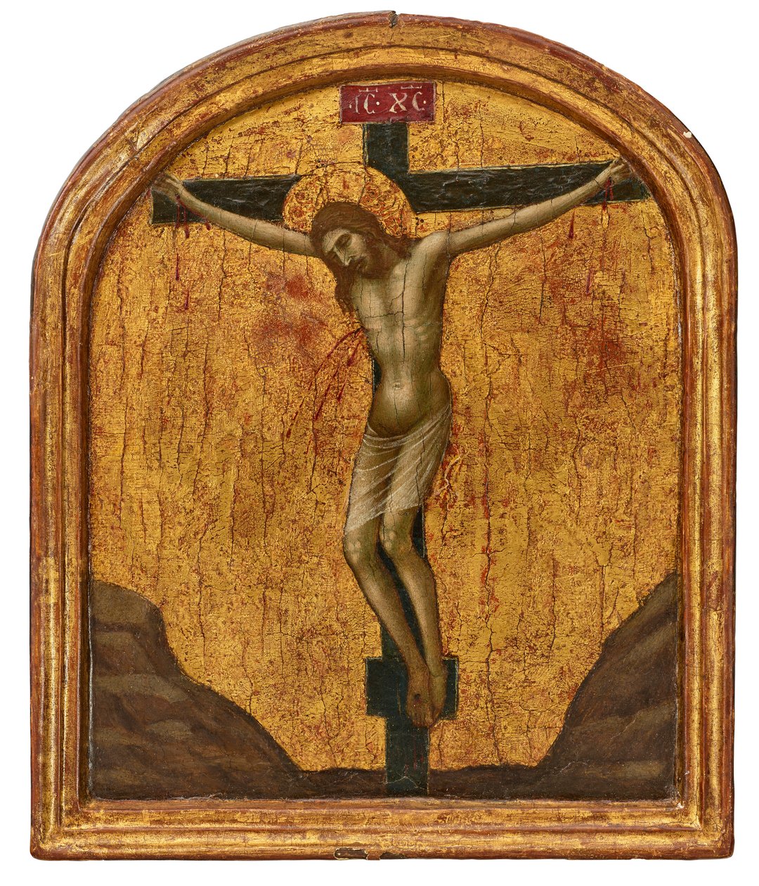 De kruisiging door Master of Monte Oliveto