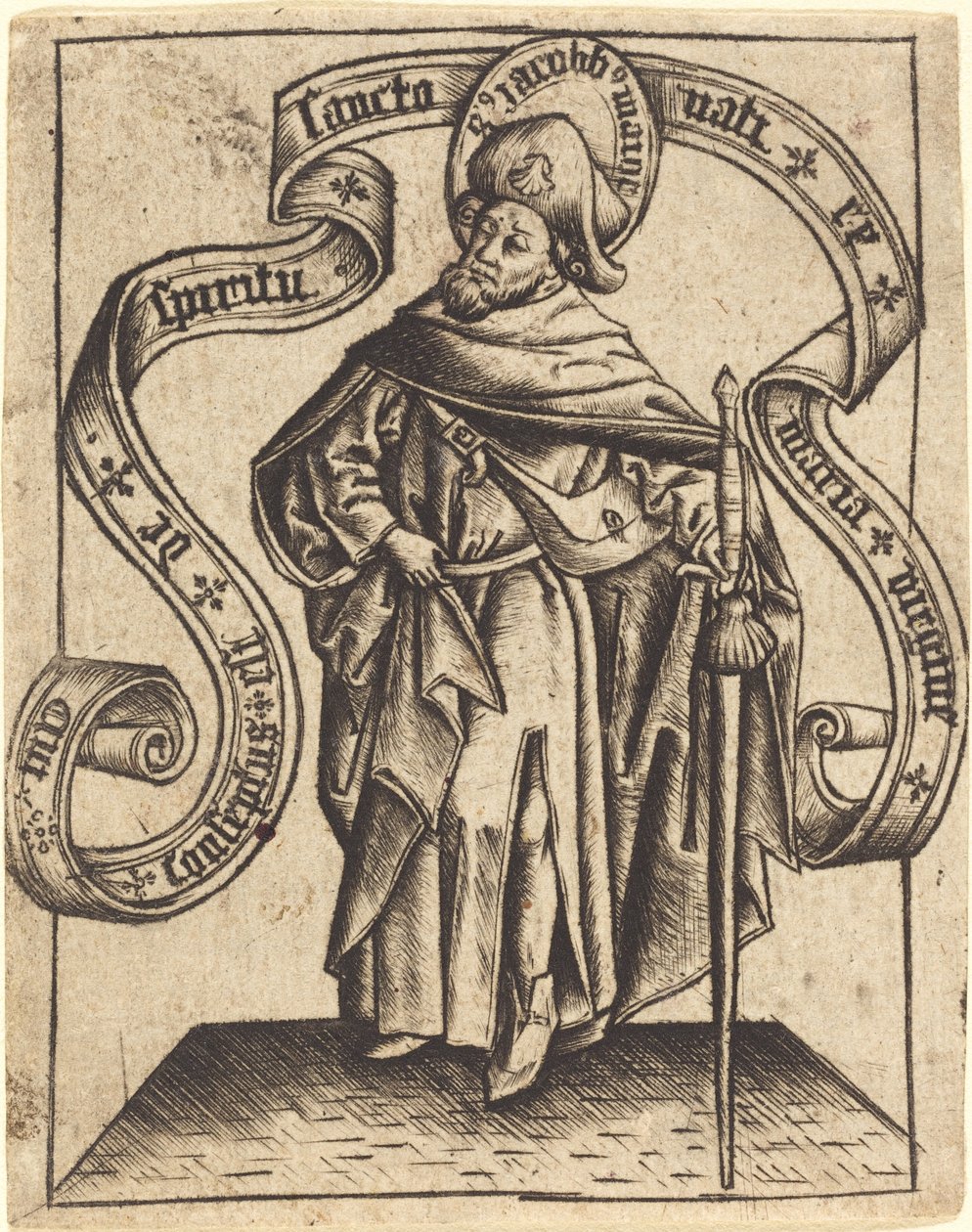 Sint Jacobus de Meerdere door Master of the Berlin Passion