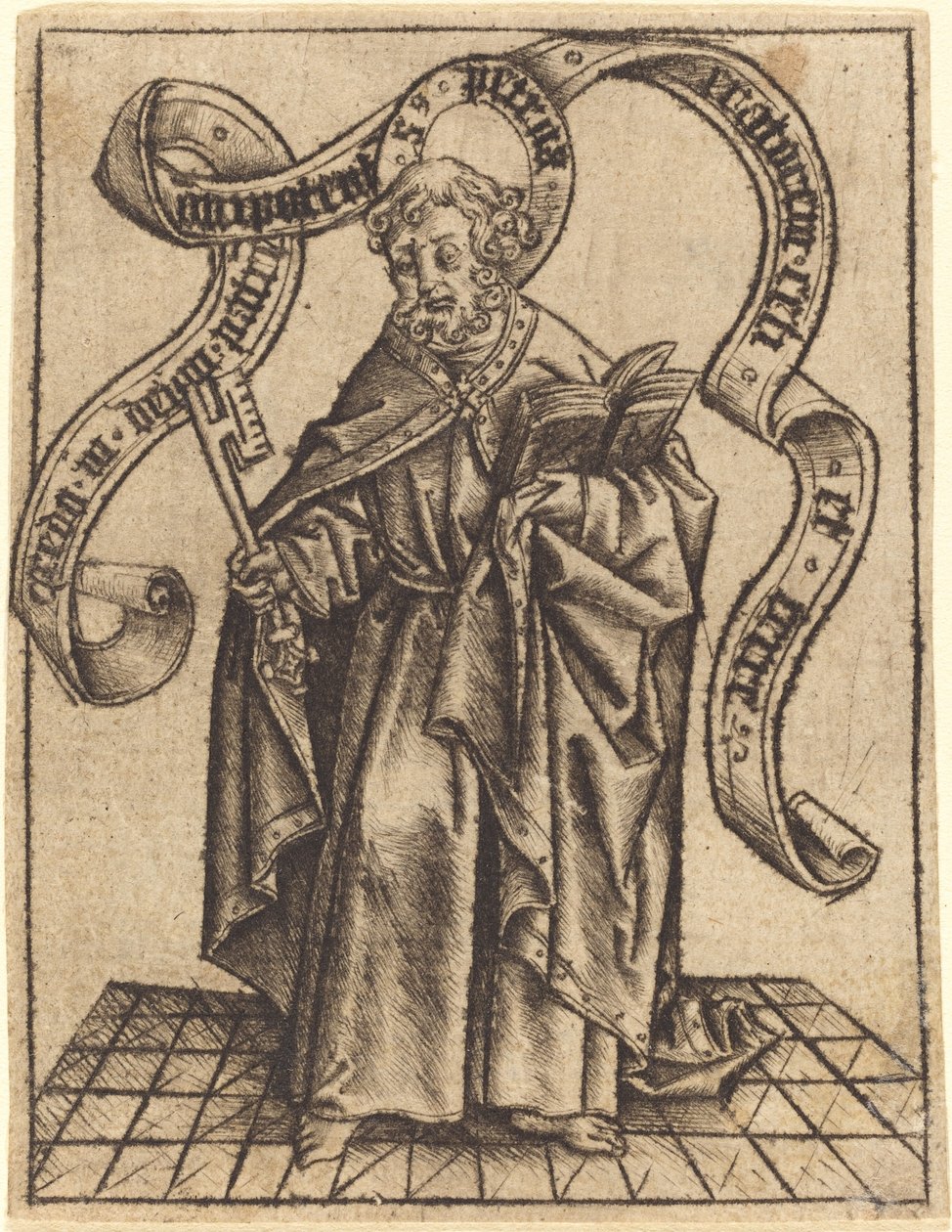 Sint Petrus door Master of the Berlin Passion