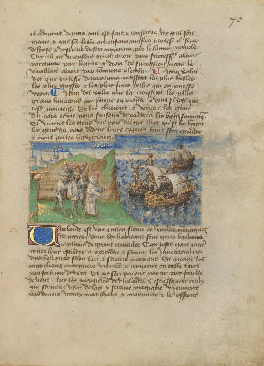 Noorwegen (Ululand) door Master of the Geneva Boccaccio