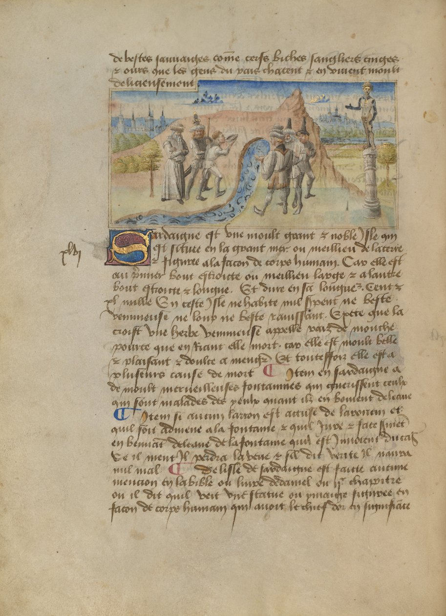 Sardinië door Master of the Geneva Boccaccio