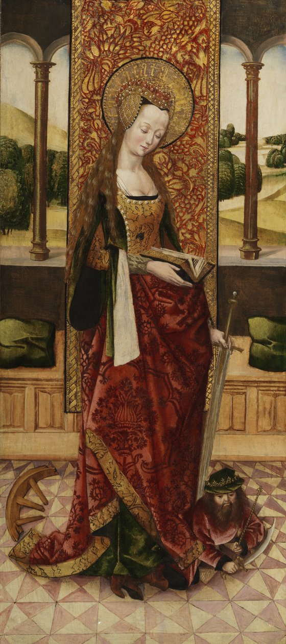 Sint Catharina door Master of the Lee Triptych