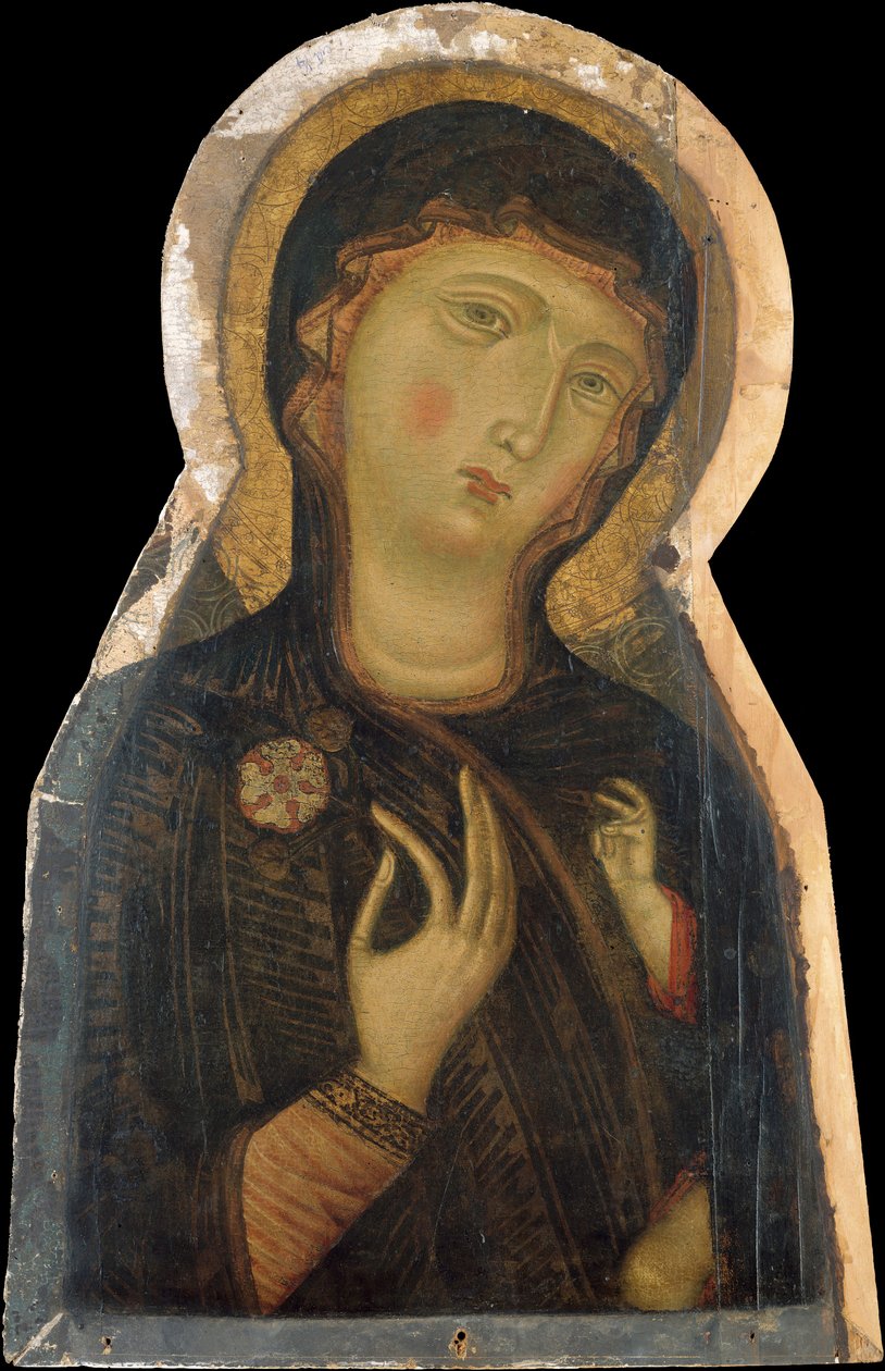 Madonna en Kind, ca. 1280 door Master of the Magdalen