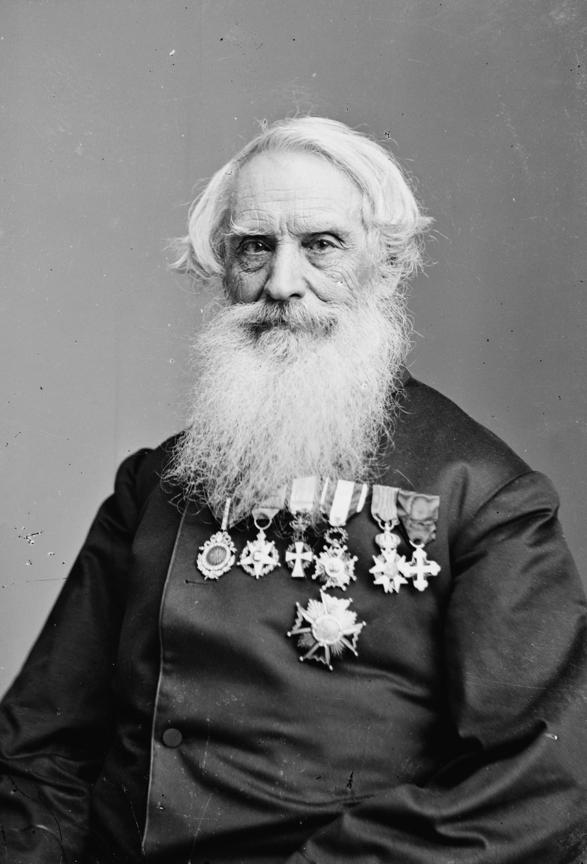Samuel F.B. Morse, 1866 door Mathew B. Brady