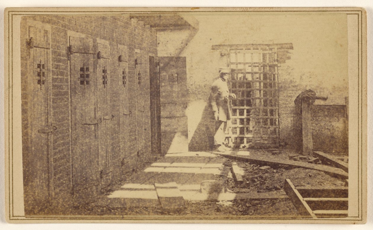 [Kooien waar slaven werden vastgehouden]. door Mathew B. Brady