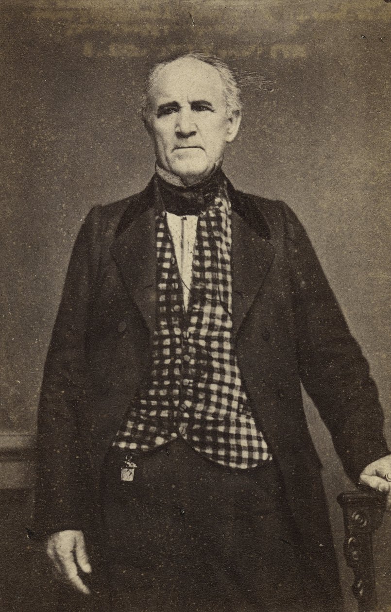 Sam Houston, ca. 1860-65 (albumine zilverdruk) door Mathew B. Brady