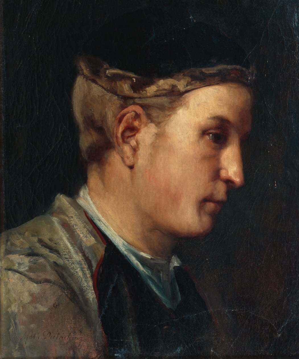 Jongenshoofd door Mathilde Dietrichson