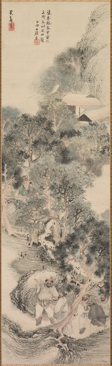 Water Margin Bandieten door Matsumura Goshun
