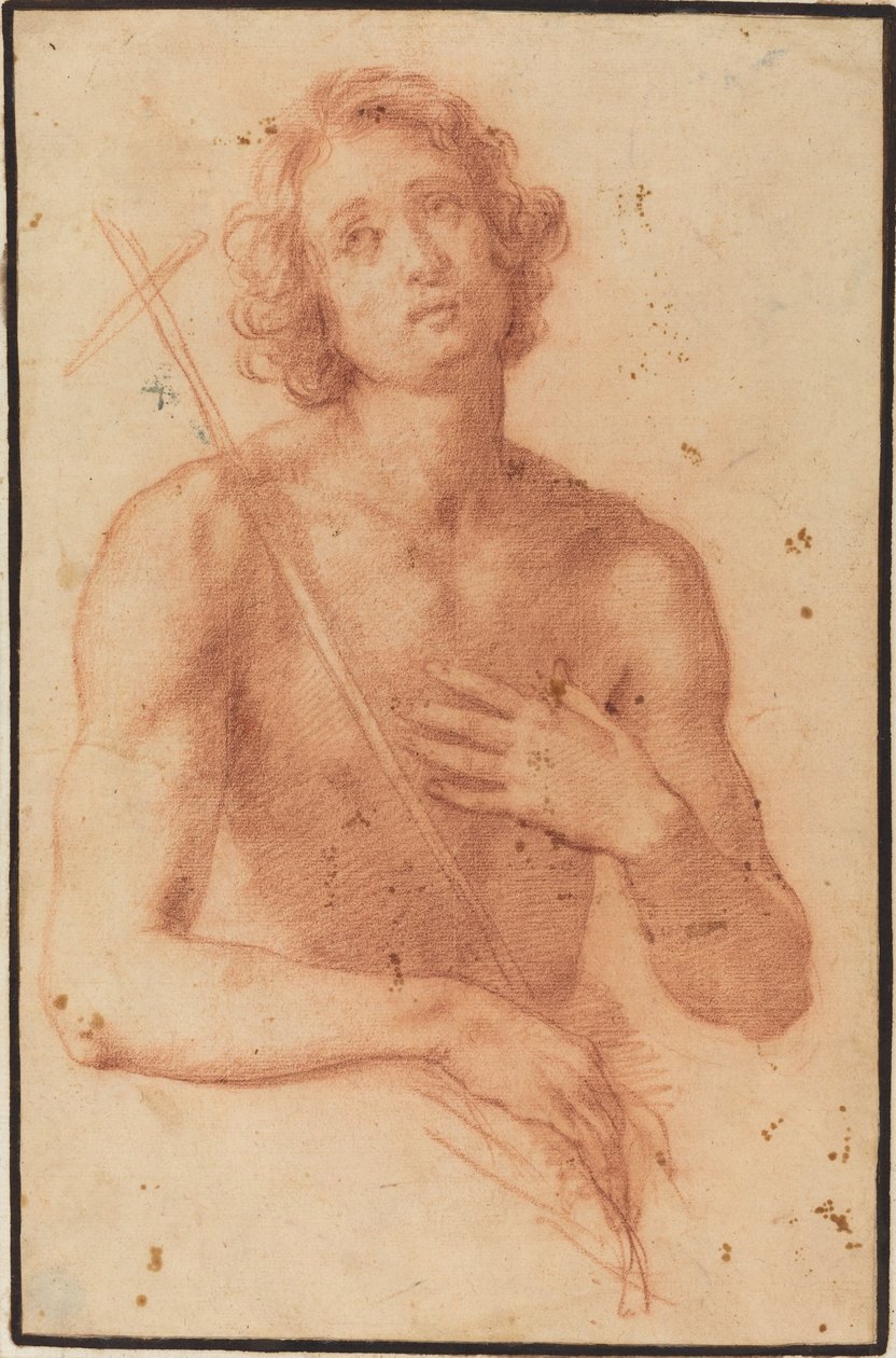 Sint Johannes de Doper door Matteo Rosselli