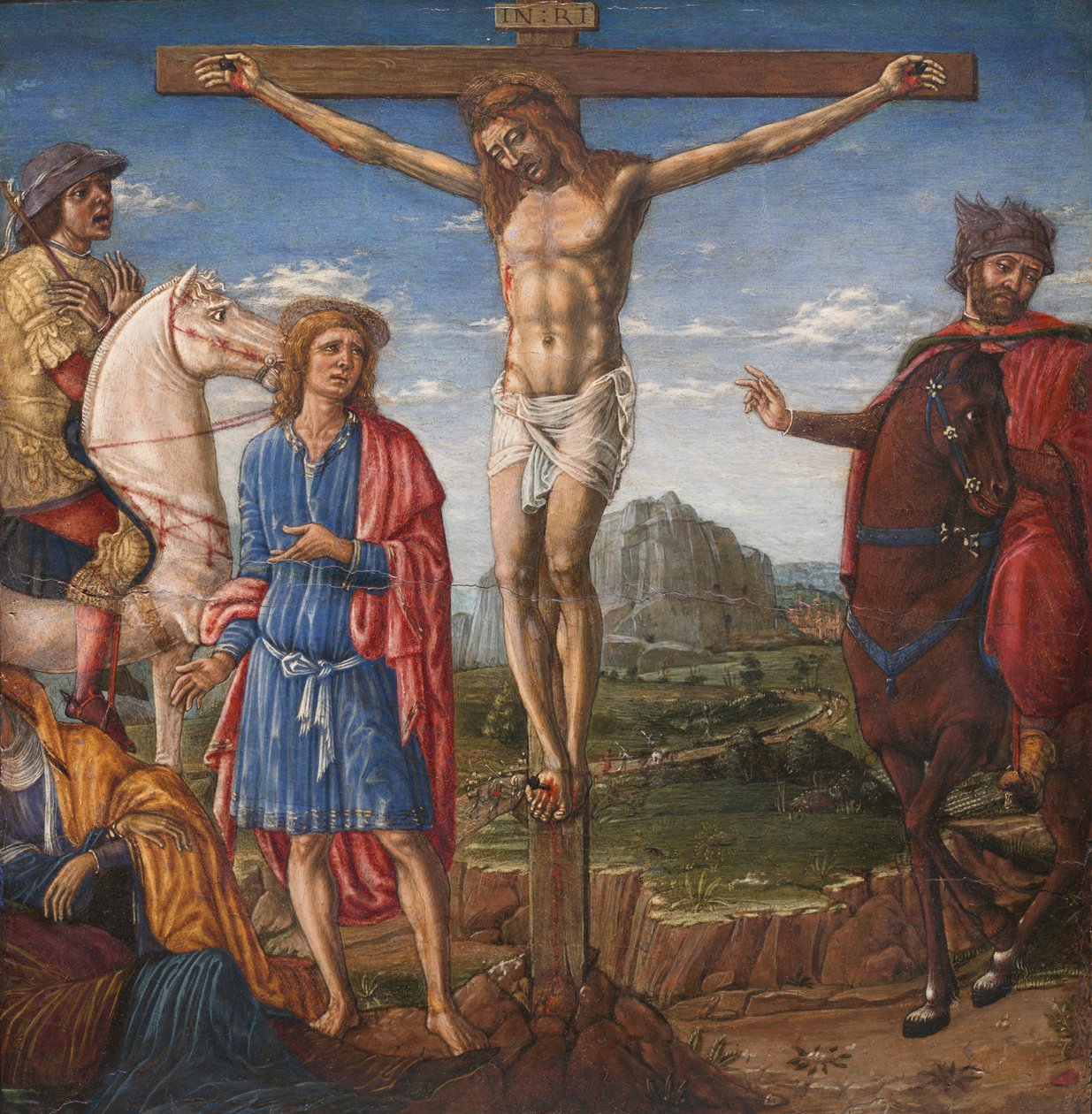 De Kruisiging, jaren 1470 door Matteo di Giovanni