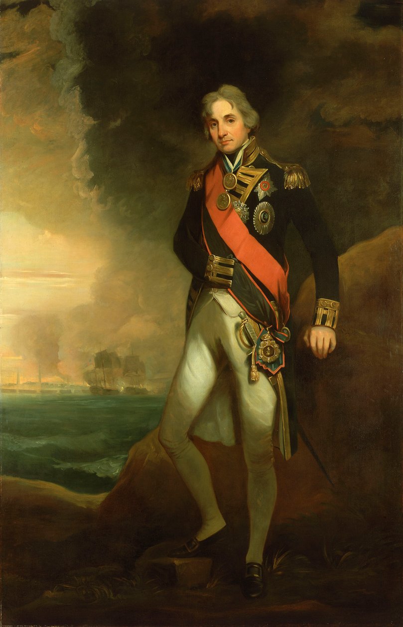 Vice-admiraal Horatio Nelson door Matthew (attr.to) Shepperson