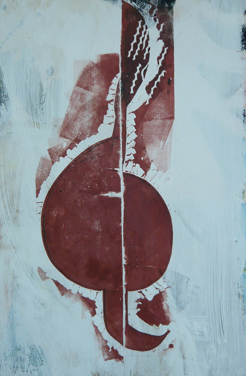 cleff, 2009 (monoprint) door Matthew Hilton