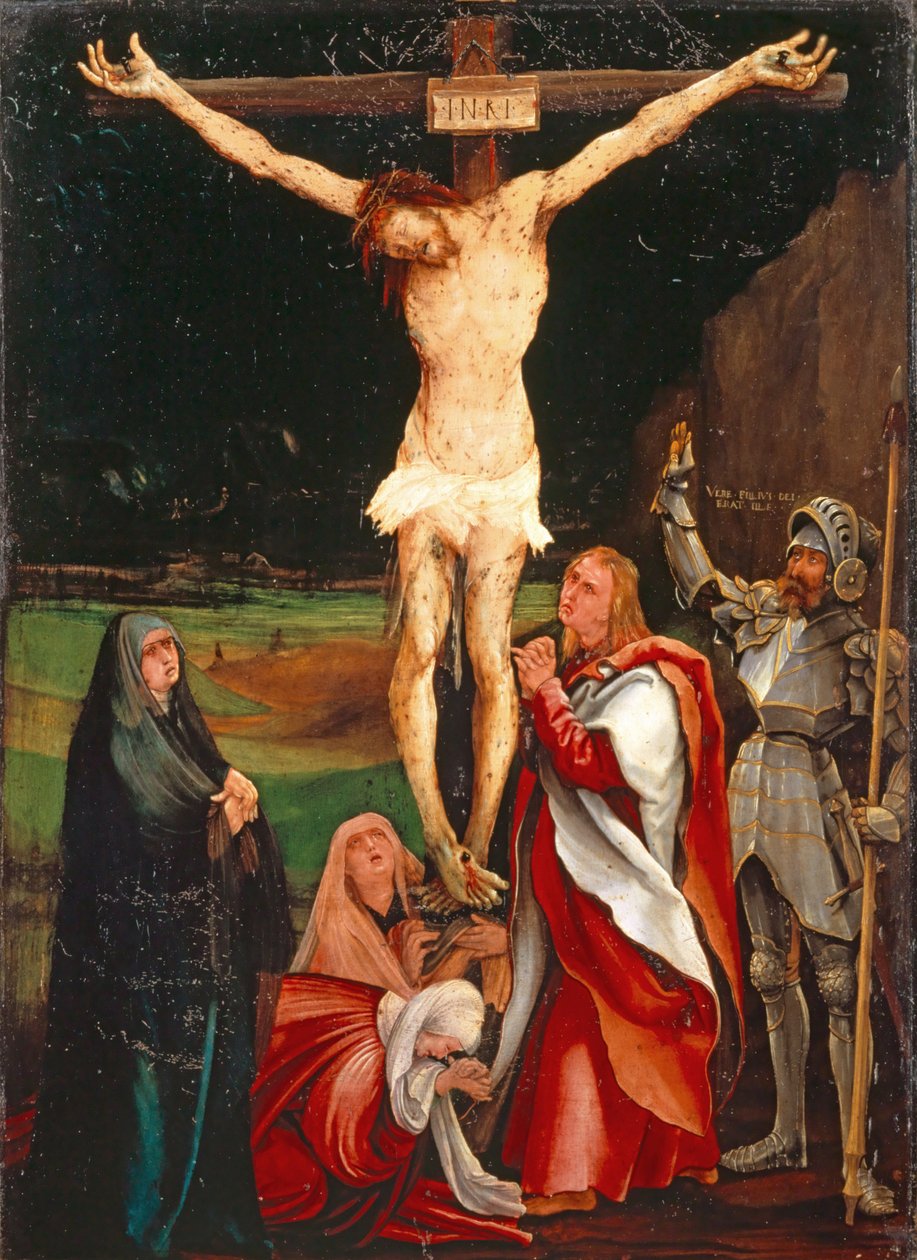 Kruisiging, c.1515 door Matthias Grünewald