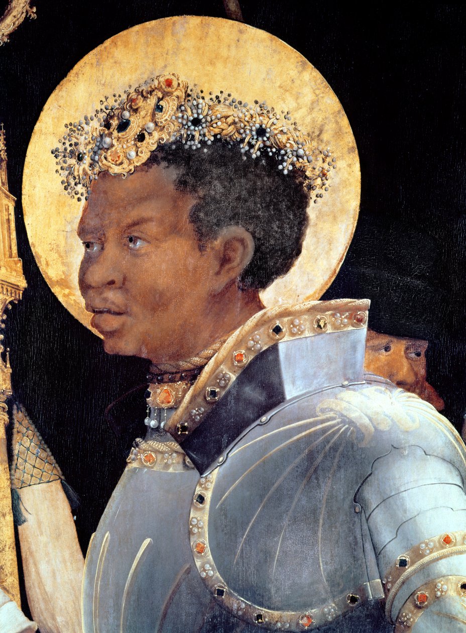 St. Maurice (detail) door Matthias Grünewald