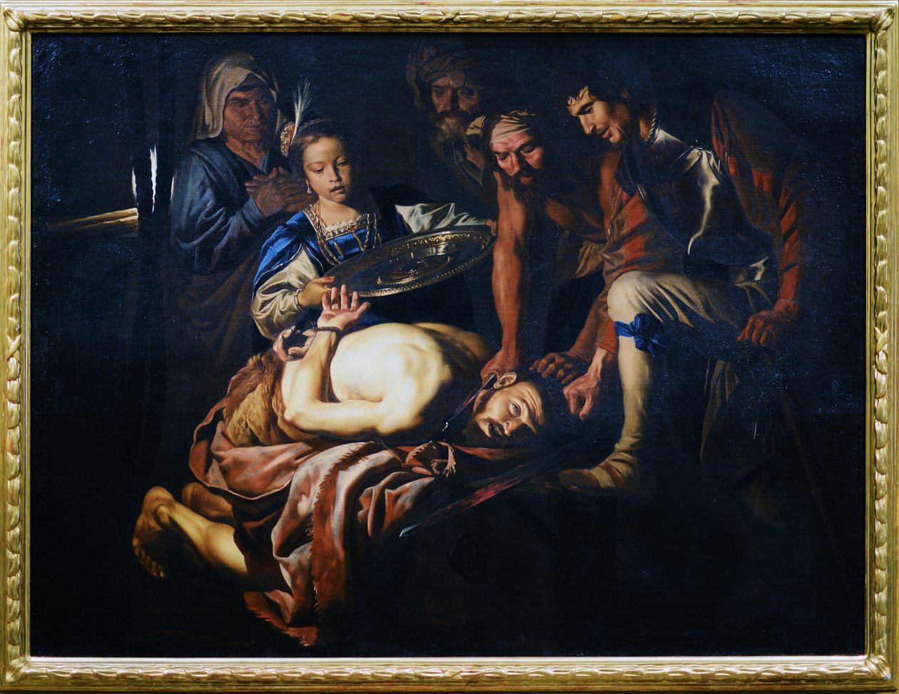 De onthoofding van Johannes de Doper door Matthias Stom