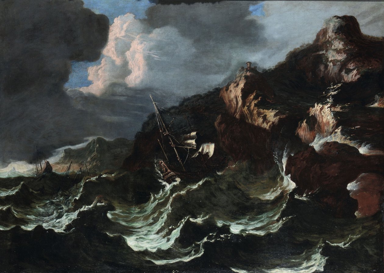 Zeestorm door Matthieu van Plattenberg