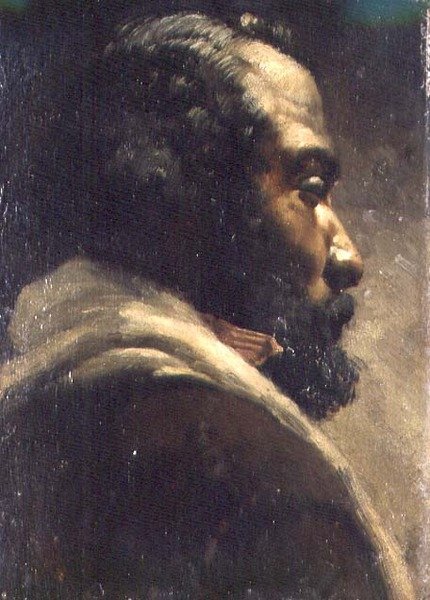 Hoofd van een neger door Matthijs Maris