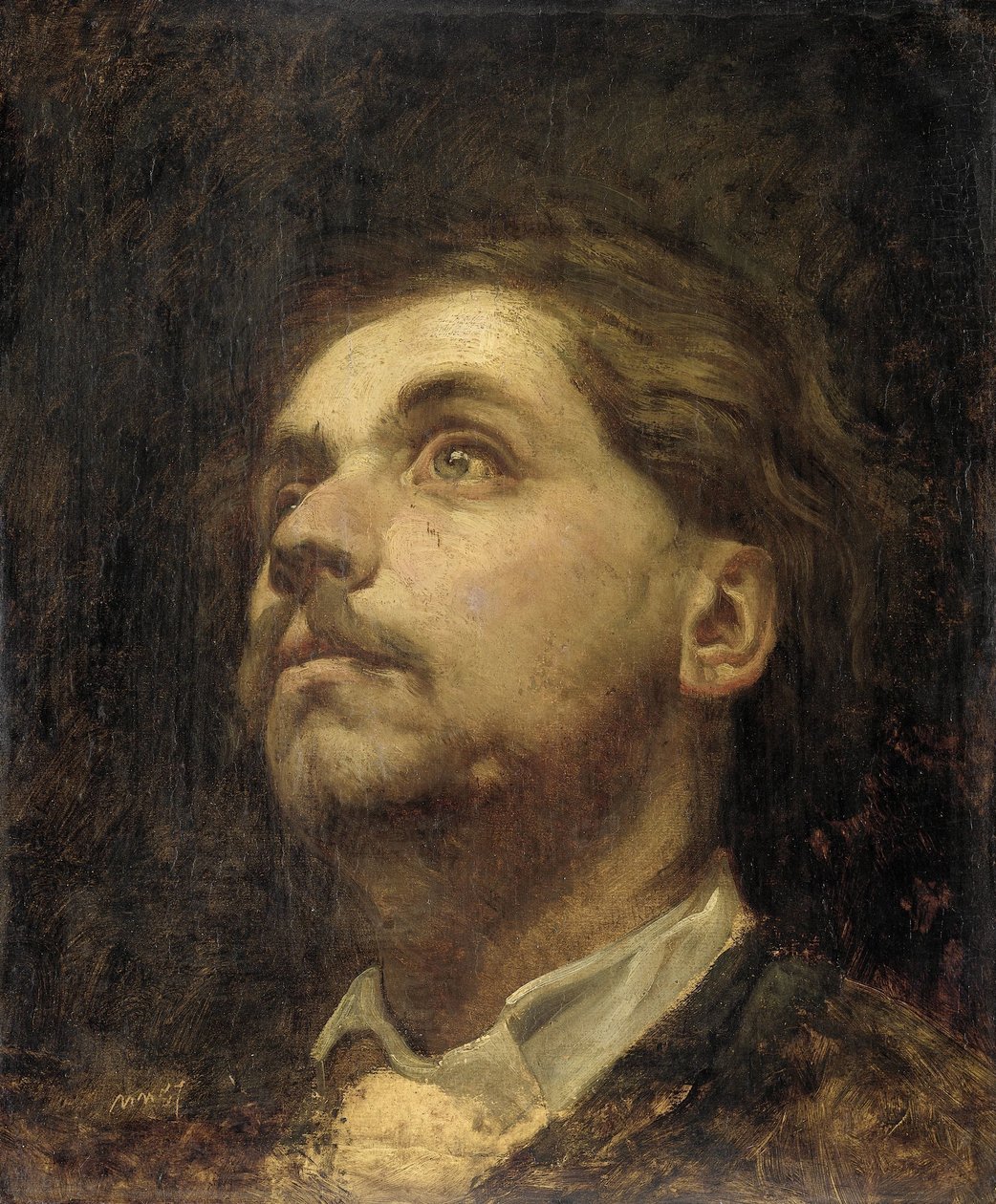 Portret van Jacob Maris door Matthijs Maris