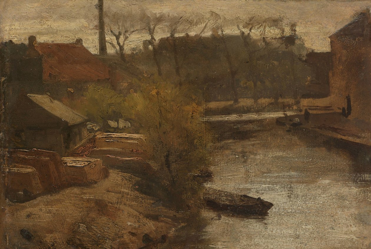 De Noord-West-Buitensingel in Den Haag door Matthijs Maris