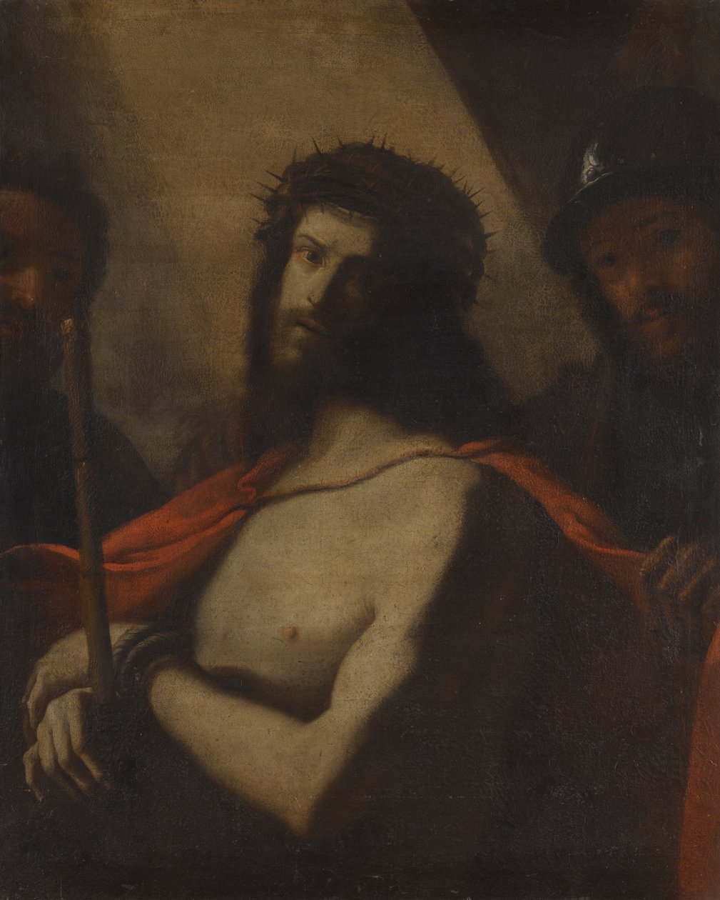 Christus Gekroond met Doornen door Mattia Preti