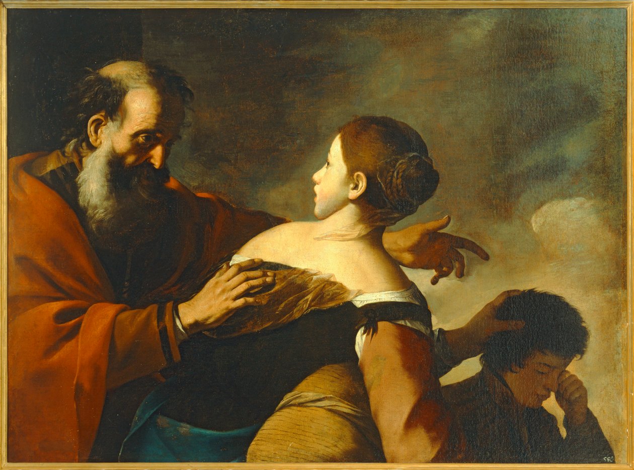 Abraham en Hagar. 10010031 ... door Mattia (1613 99) Preti