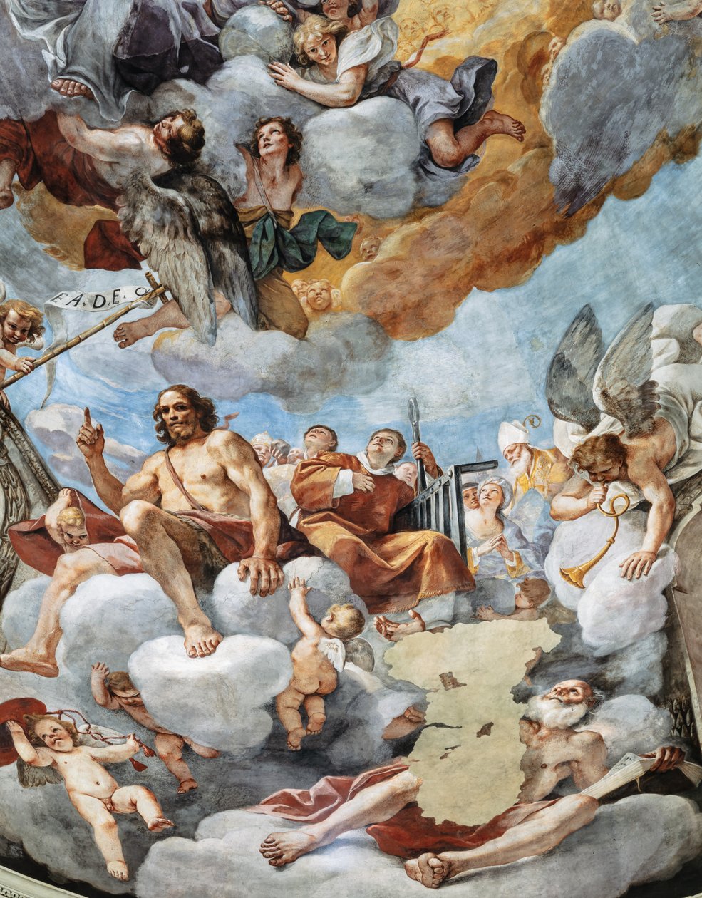 Paradijs (detail) door Mattia (1613 99) Preti