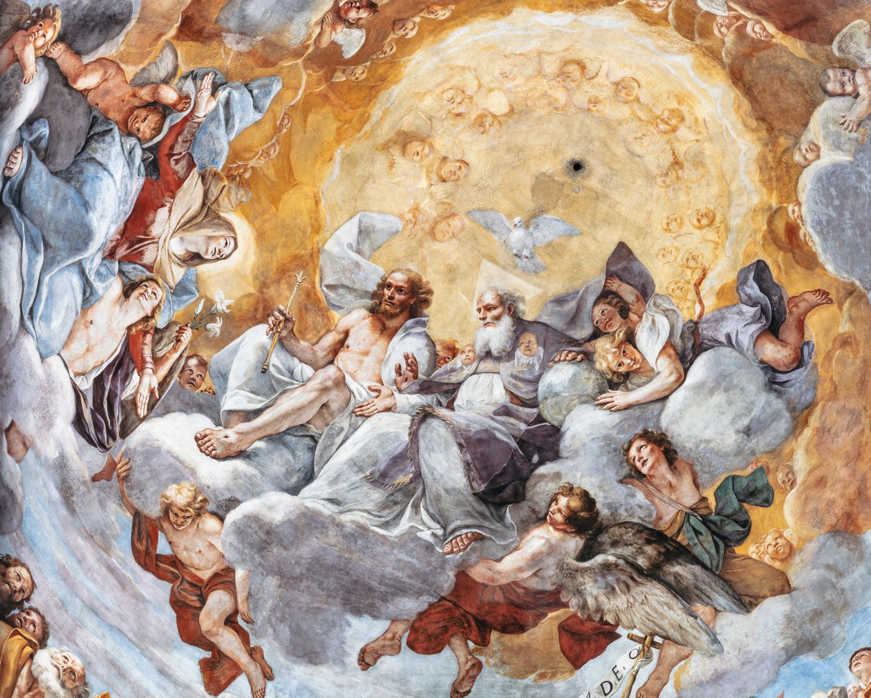 Paradijs (detail) door Mattia (1613 99) Preti