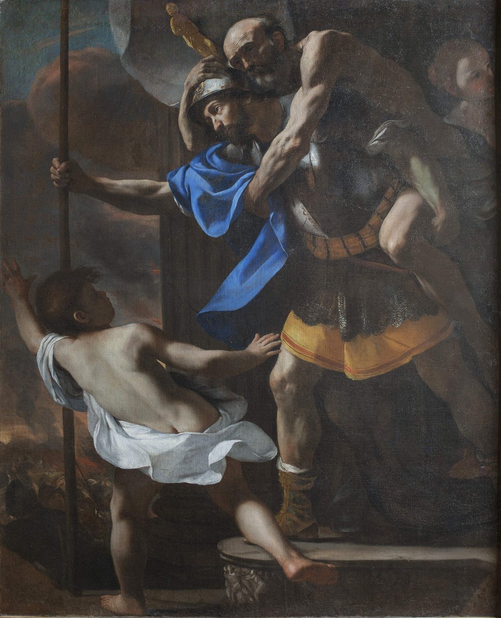 Ontsnapping uit Troje, 1635-1640 door Mattia Preti