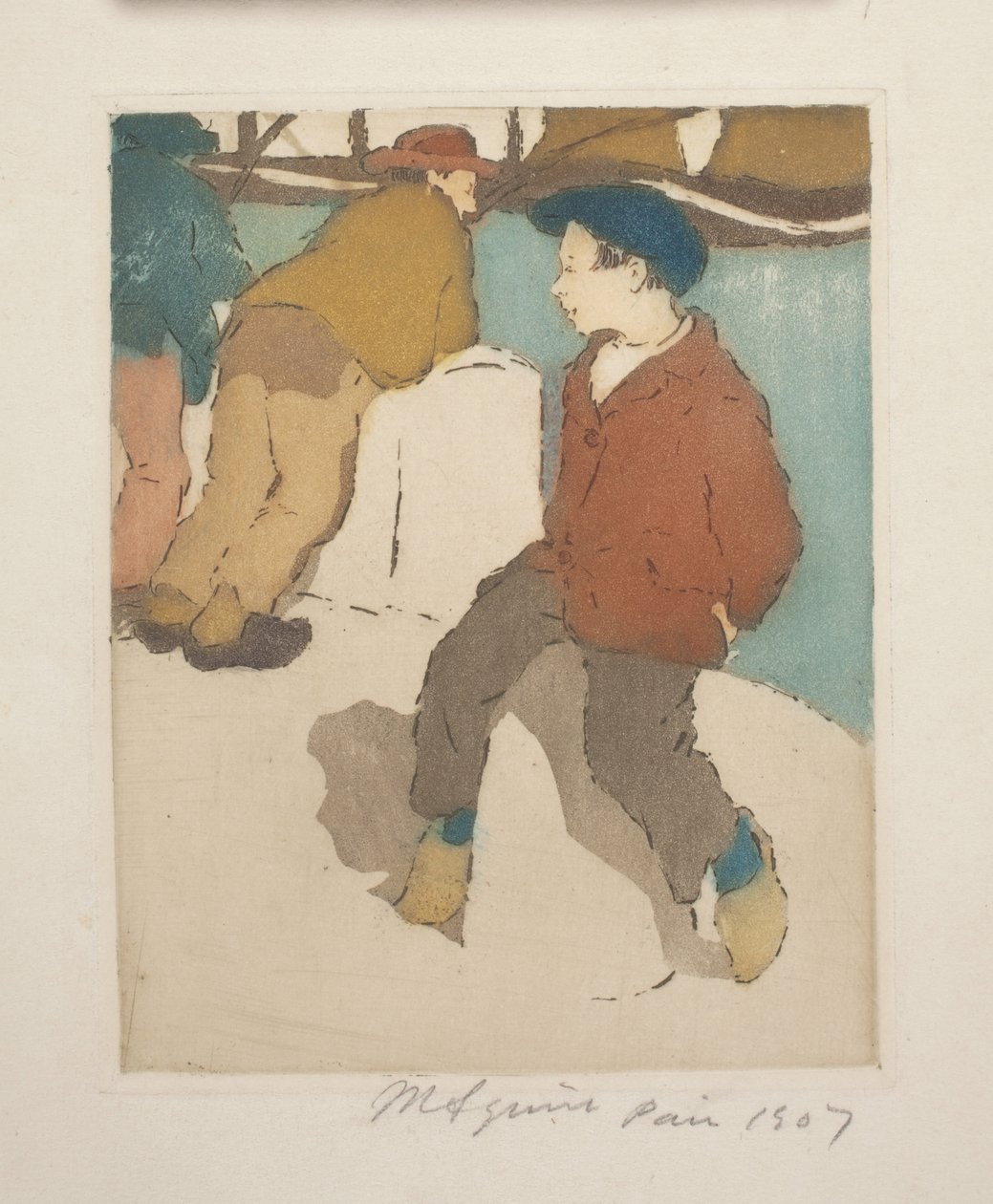 Sur le quai (Op de kade) door Maud Hunt Squire